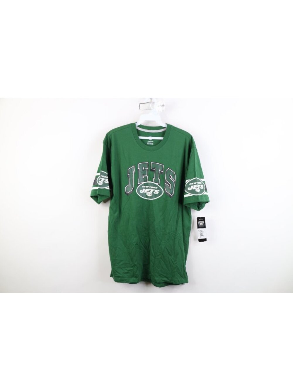 Deadstock Vintage Y2K NFL Boys XL New York Jets Football Jersey T-Shirt Green